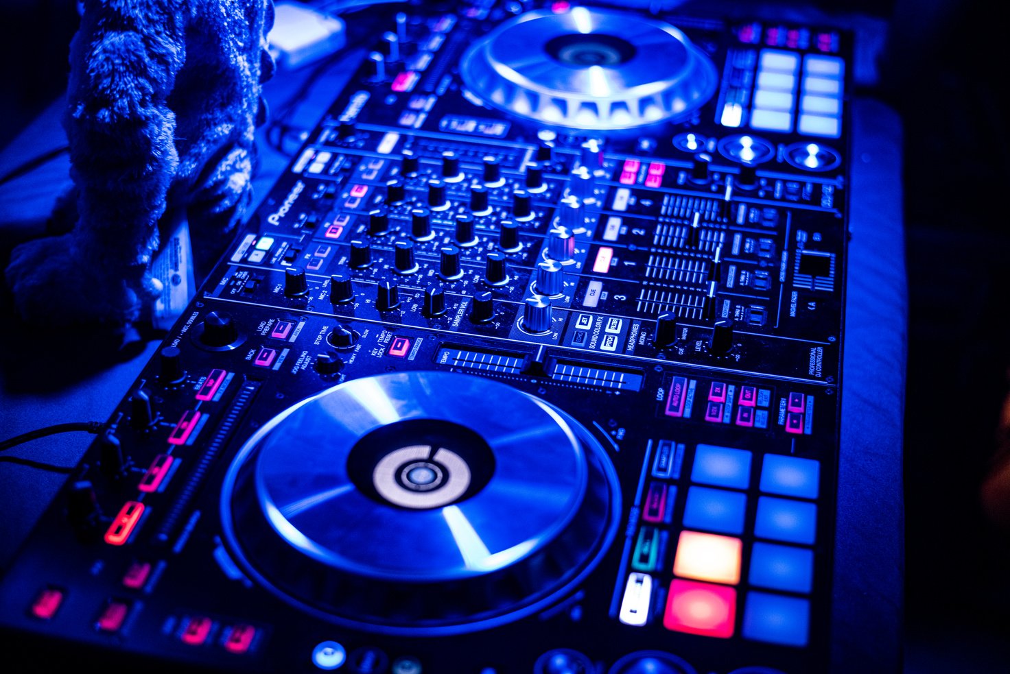 Close-up Photo of DJ Controller